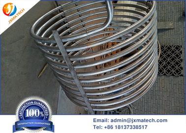 Cold Rolling Coiled Zirconium Tube 702 UNS R60702 For Heat Exchanger