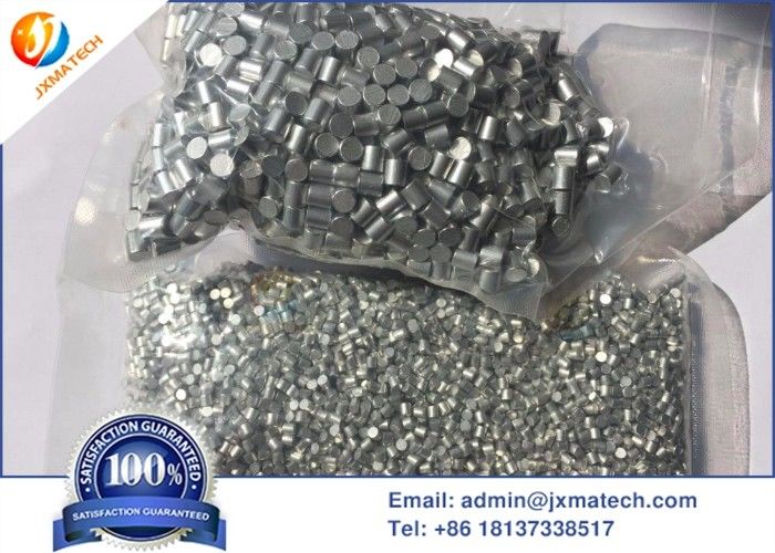 Aluminum Cylinder / Granular Sputtering Targets With 99.999% Super High Purity