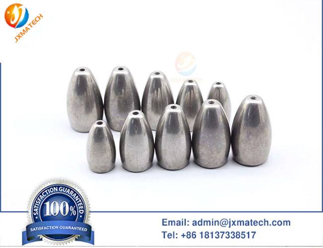 95WNiFe Tungsten Heavy Alloy Weight For Fishing Use 720-1400 MPa